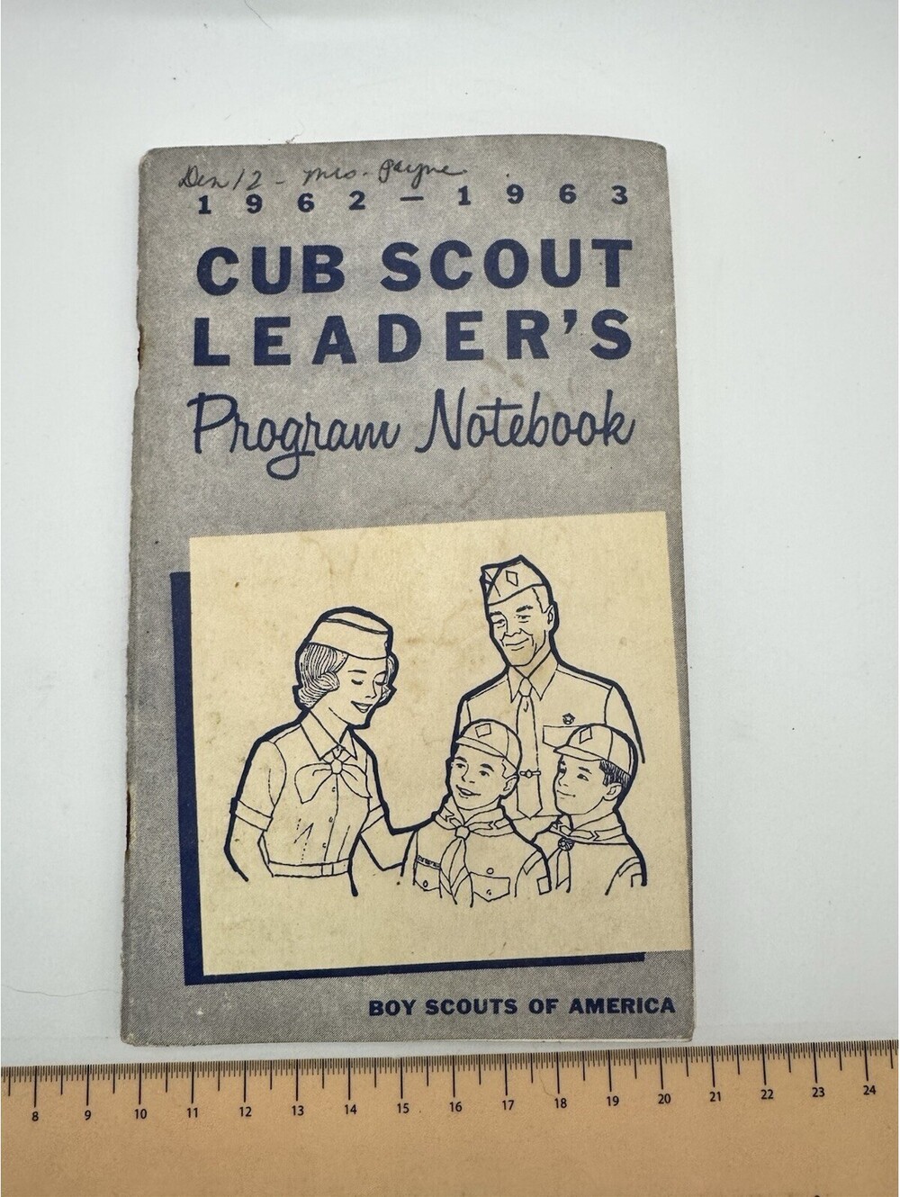 1962-1963 Cub Scout Leader's Program Notebook - Boy Scouts Of America